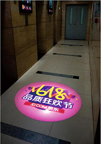 電梯投影廣告
